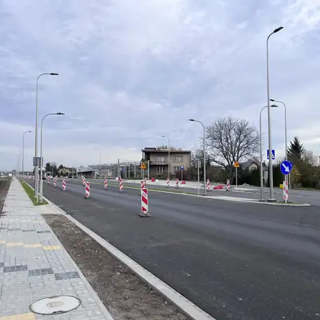 Przebudowa ul. Warszawskiej w Rzeszowie [listopad 2023] - fot 16